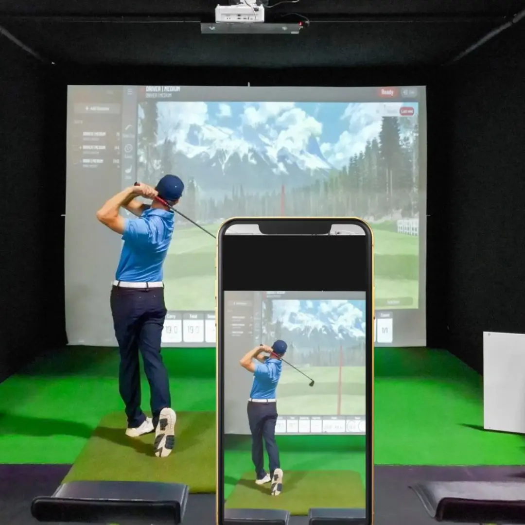 Golf coaching session at Foy Golf Academy