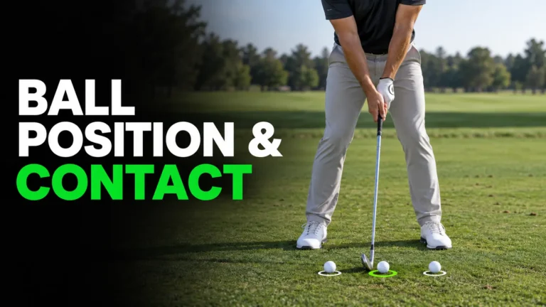 improve ball position and you'll fix your contact