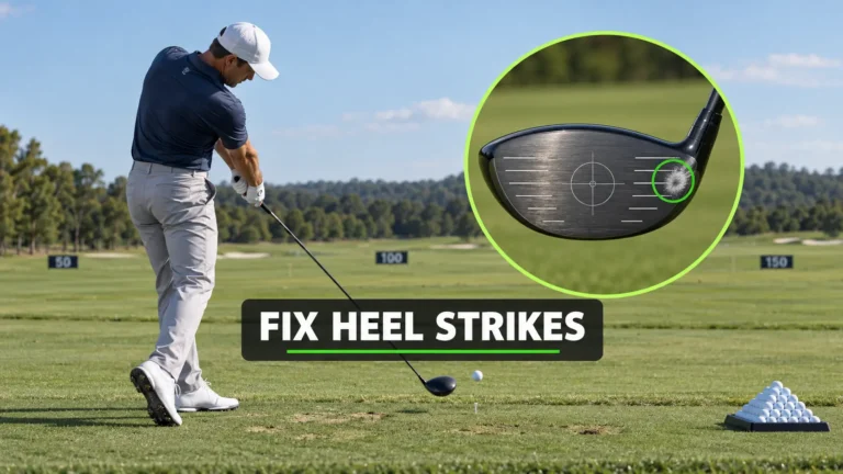 golfer hitting heel of clubface driver swing