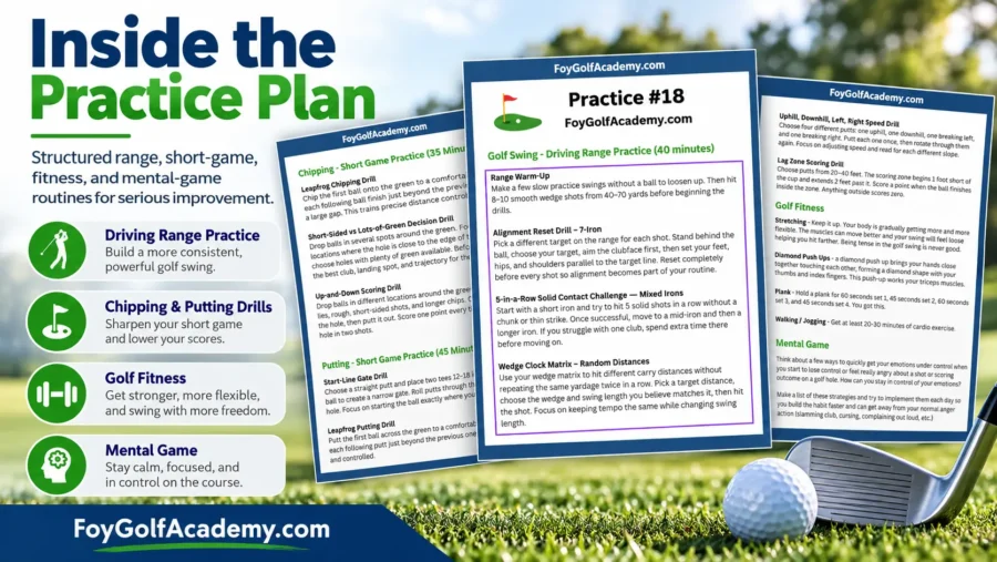 Inside the Practice Plan Golf Training Banner