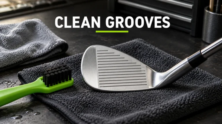 how to clean golf club grooves