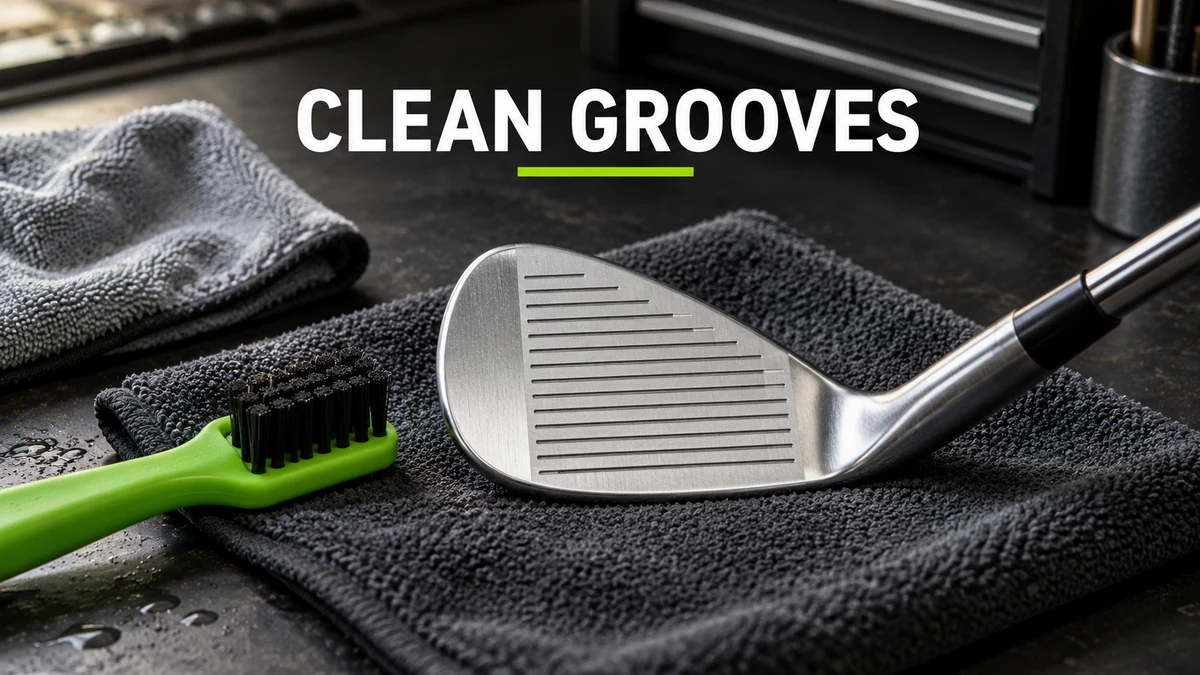 how to clean golf club grooves